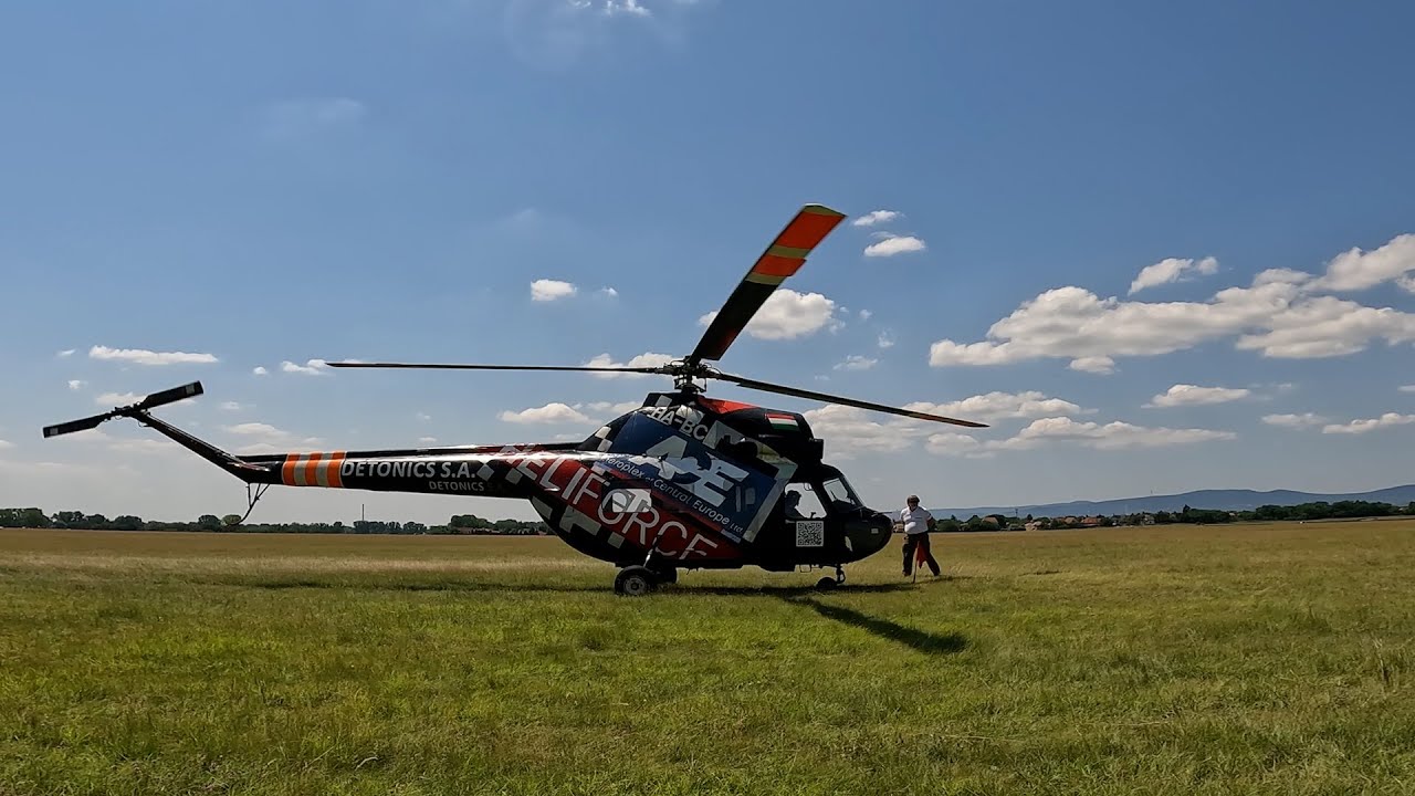 Experience Mi-2 helicopter flying with Lajos Imreh from Heliforce
