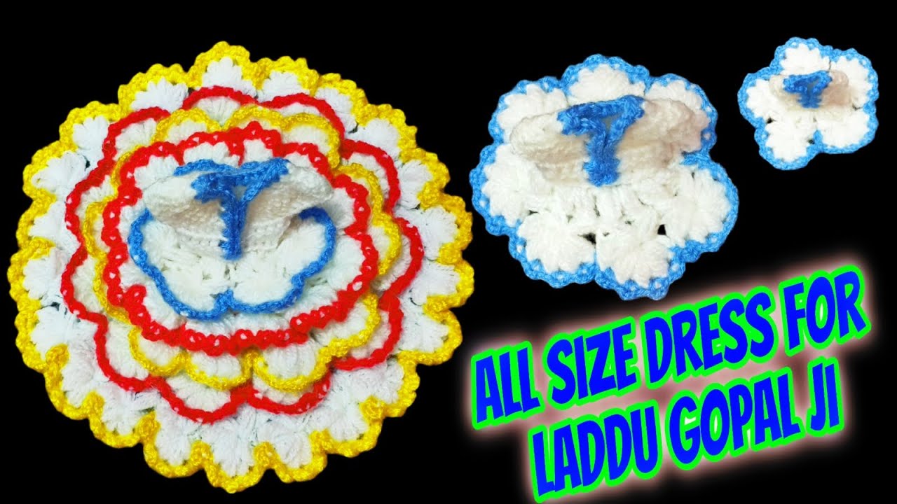 Make all size dress for laddu Gopal ji 🧶🪡