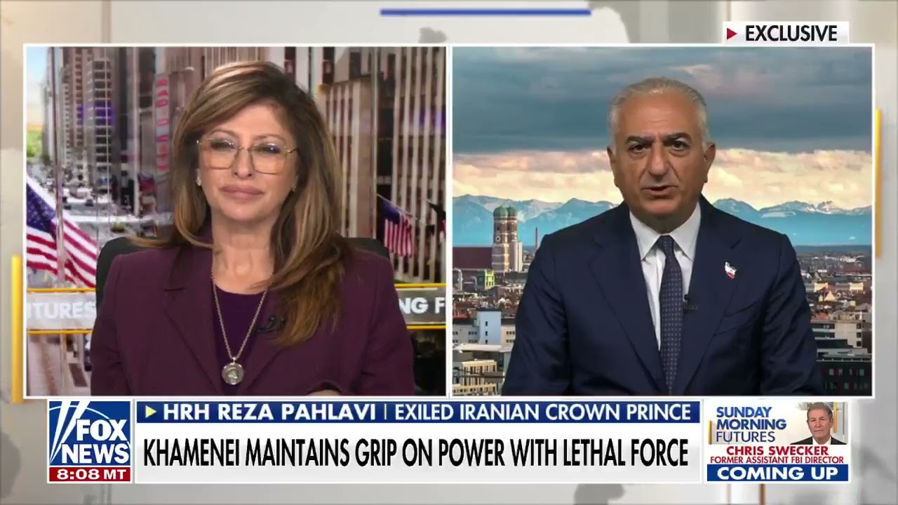 Crown Prince Reza Pahlavi Speaks with Maria Bartiromo on Fox News