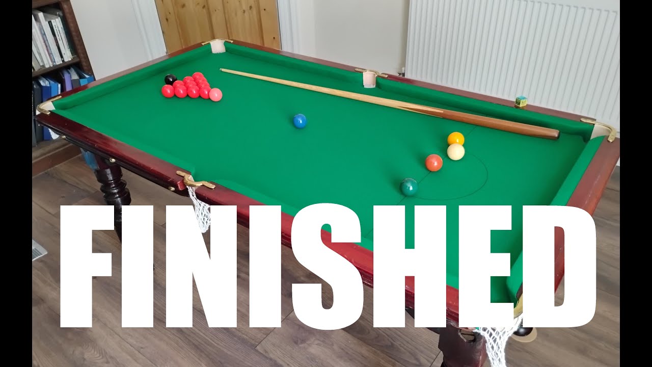 Restoring a Snooker Table (Part 7) -Final Reveal and the Riley Factory