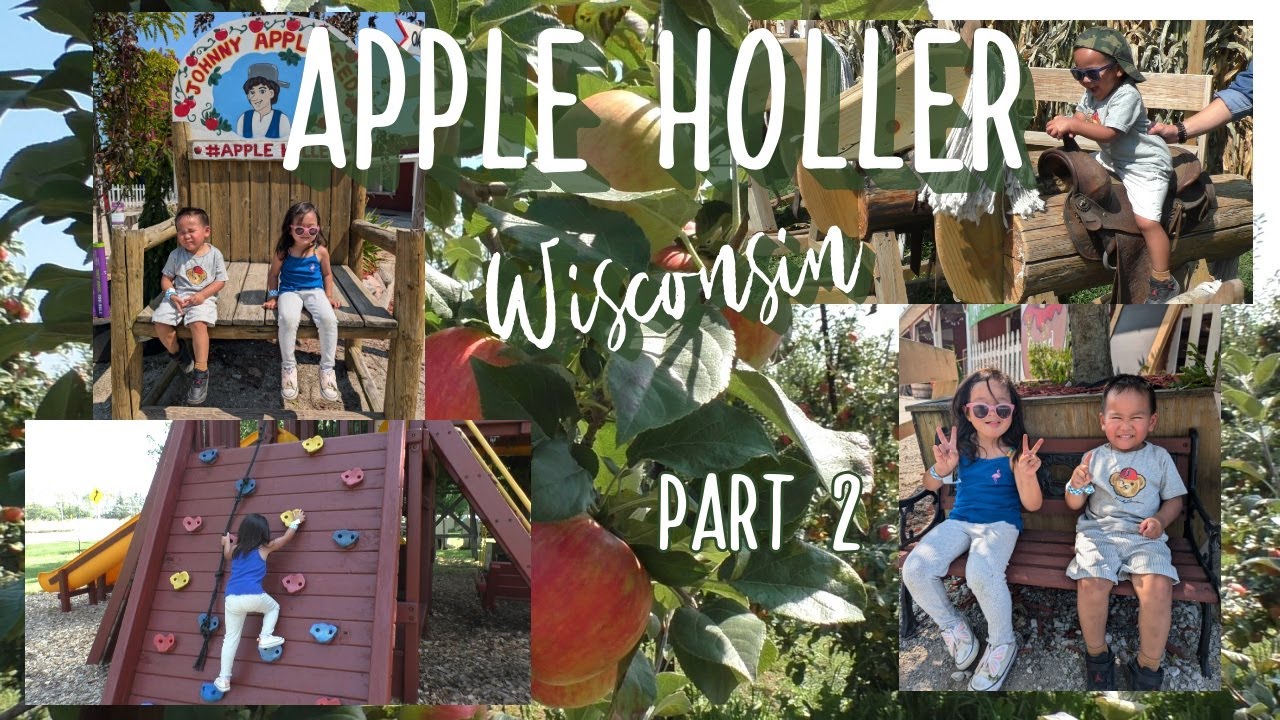 Apple Holler VLOG Part II : Red Barn Restaurant, fun activities for kids, farm animals