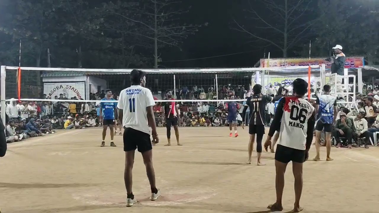 Vollyball final march telangana vs maharashtra Shivaratri special 2026 jatarla 