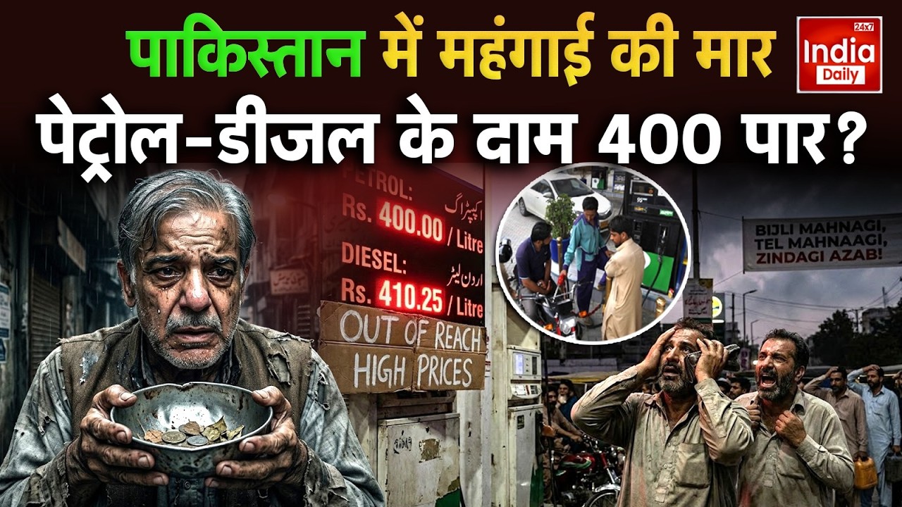 Pakistan News: Petrol-Diesal की Price छू रही आसमान, मचा त्राहिमाम! Afghanistan War | Taliban