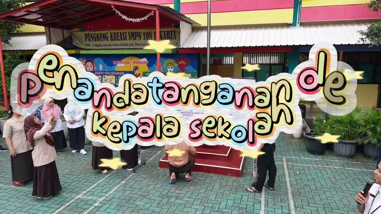 Sosialisasi program JUARA dan JAGA JARAK AMAN SMPN 108 Jakarta 