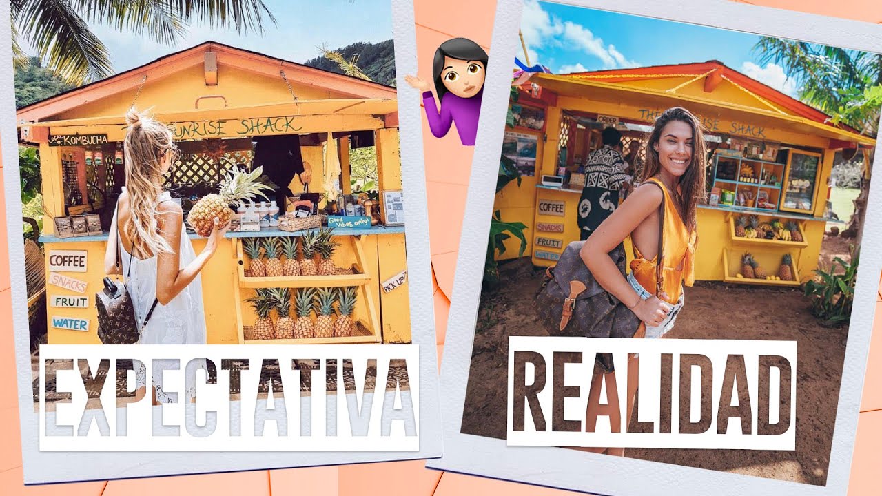 Fotos en Instagram VS realidad | Hawaii 🌴🥥 - Daniela Salazar
