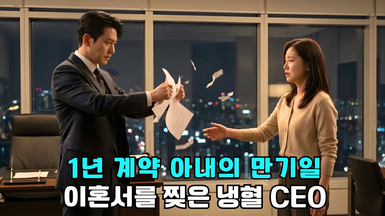 "누구 마음대로 끝내?" 이혼 서류를 찢어버린 냉혈한 CEO의 소름 돋는 집착