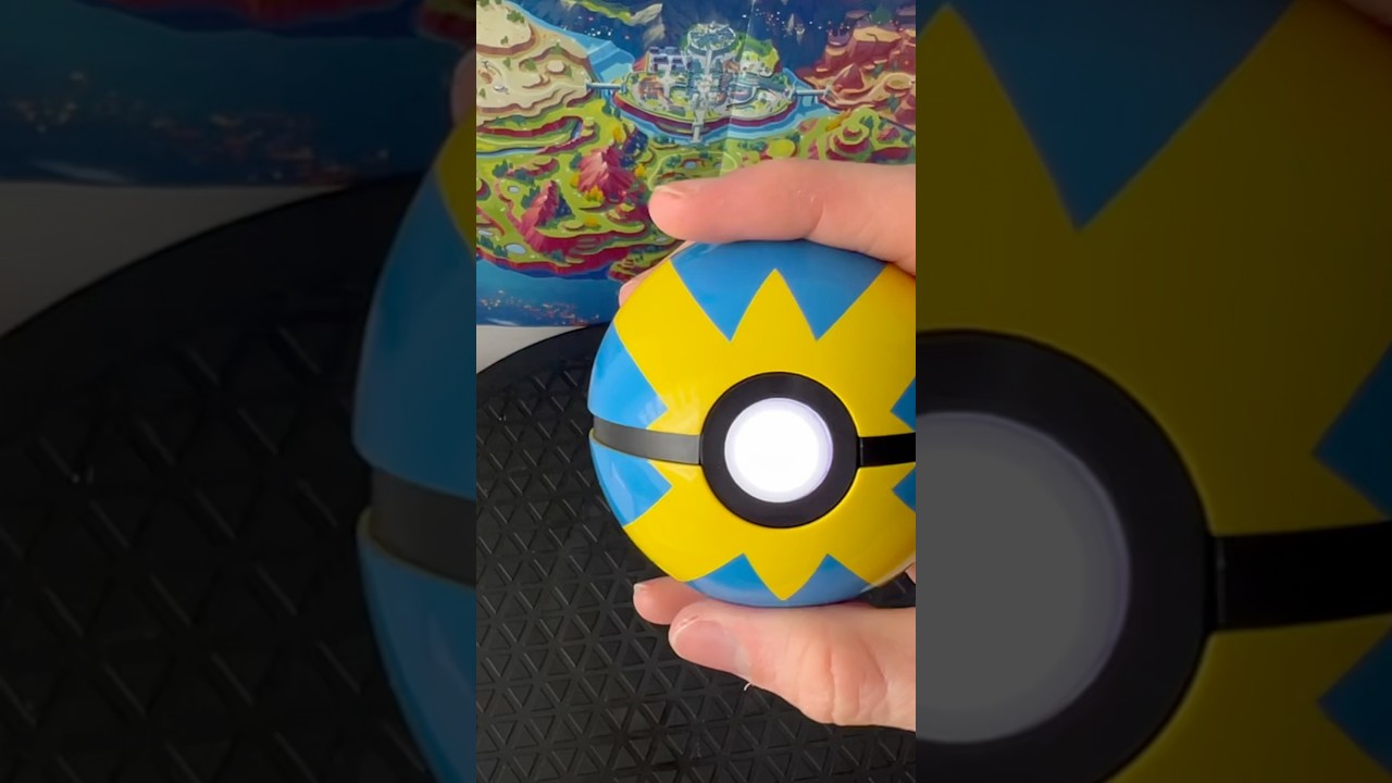 🔵R&Eacute;PLICA VELOZBALL🟡 #short #pokemon #pokeball #unboxing #coleccionismo #thewandcompany