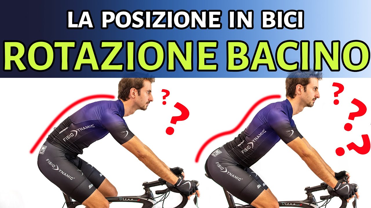 Qual è la posizione corretta del bacino in bici