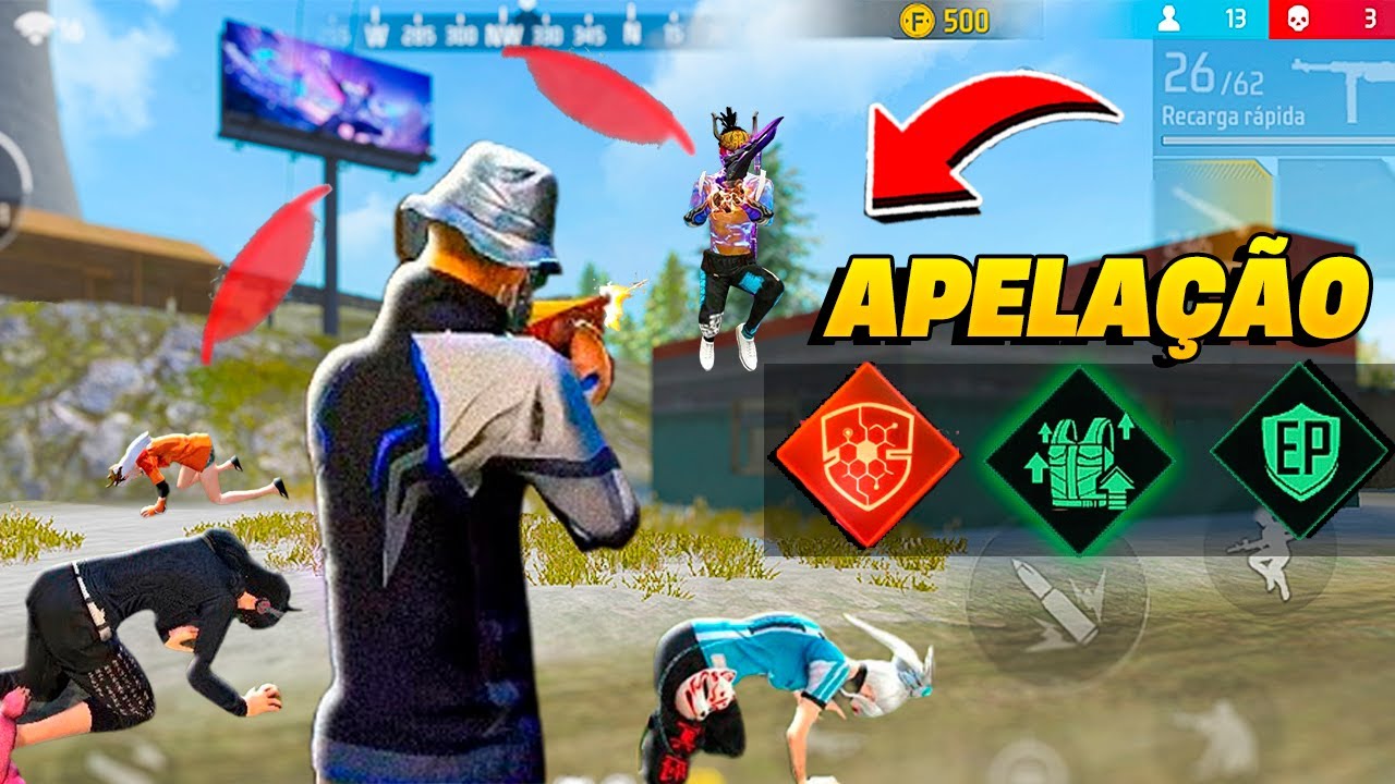 DEFESA MAXIMA COM O PODER DESSES PERSONAGENS! FREE FIRE NOVO COMBO DE HABILIDADES
