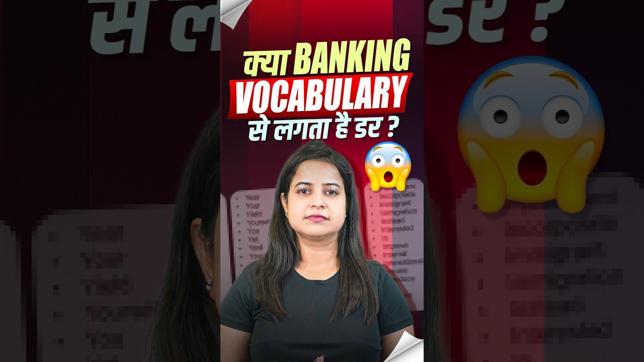Banking Exam 2025 | English Vocab for Bank Exam | Banking Vocabulary Dose | Kiran Ma'am