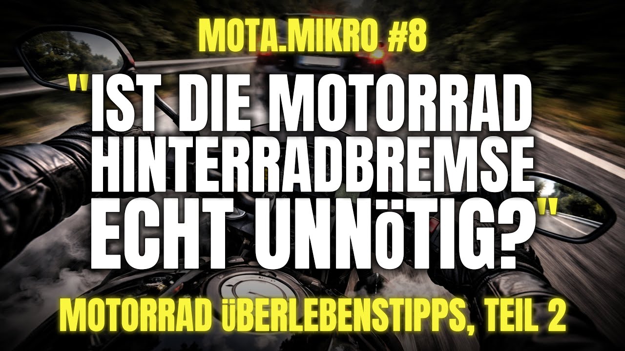Dinge, die JEDER Motorradfahrer wissen muss - Teil 2 | mota.mikro #8