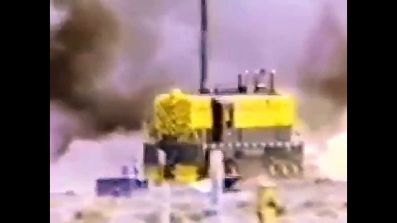 Restored Version 720HD  - Rocket Powered Train Impact Test of Spent Nuclear Fuel Shipping Cask