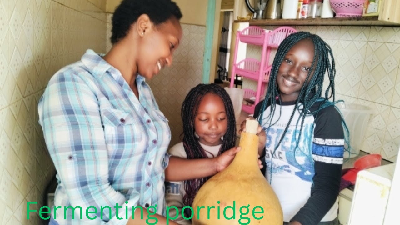 Traditional method of fermenting porridge in Africa