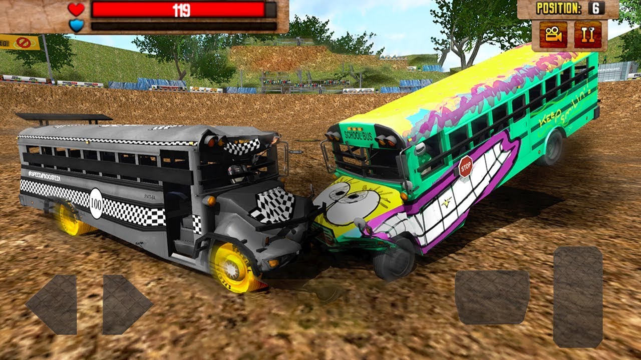 School Bus Demolition Derby (by Destruction Crew) Android Gameplay [HD]
