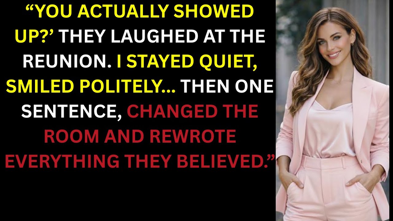 They Laughed at Me at The Reunion - Union They Found Out I Paid for The Building.