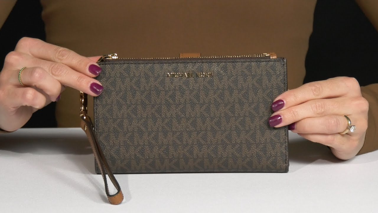 MICHAEL Michael Kors Jet Set Double Zip Wristlet SKU: 9579277
