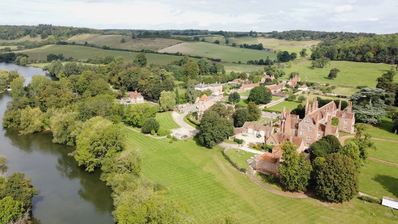 Mapledurham House and the River Thames
