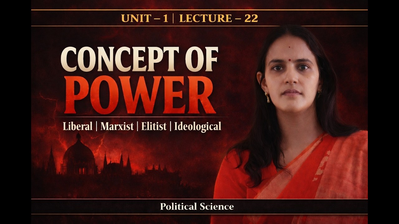 Theories of Power | (U1 Lec. 22) Liberal, Marxist & Elite Views (Pareto & Mosca) | Political Science