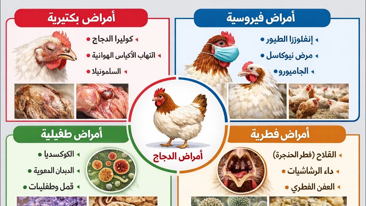 امراض الدجاج نقاش مفتوح