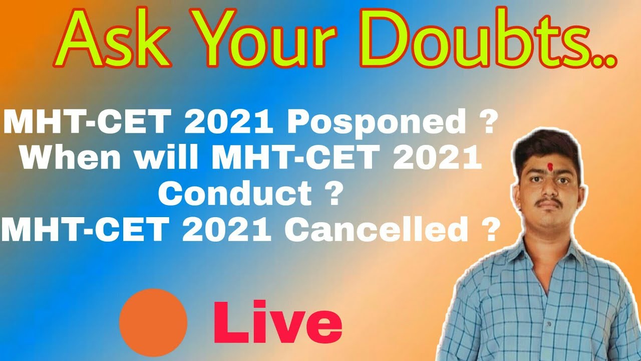 Ask Your Related | Live | Doubts Related To Mhtcet 2021