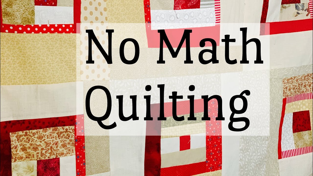 No math quilting-use your scraps-peaceful sewing-easy quilt