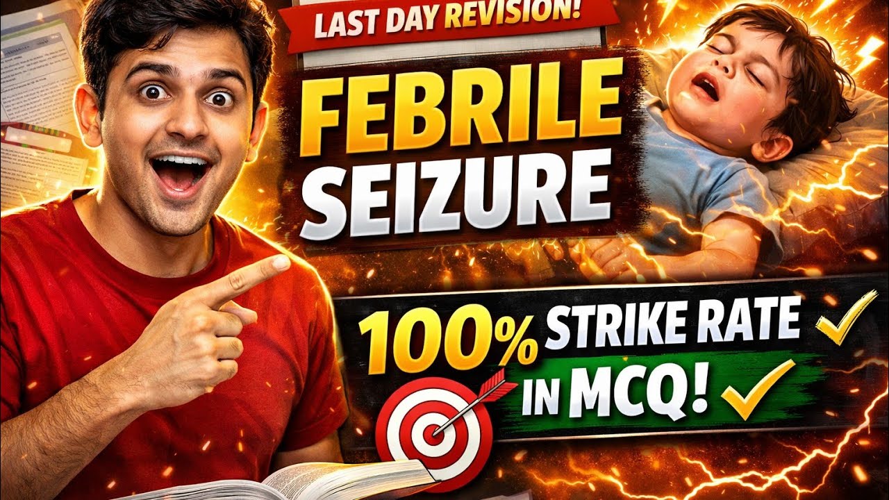 Febrile seizure risk factors table discussion for MBBS MD and DNB students