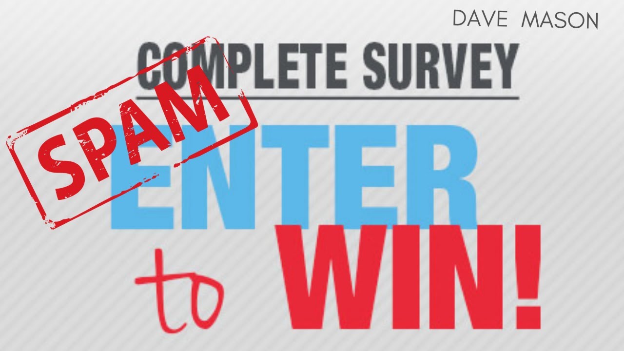 Online Surveys That Can Cost You! | Online Fraud | Dave Mason