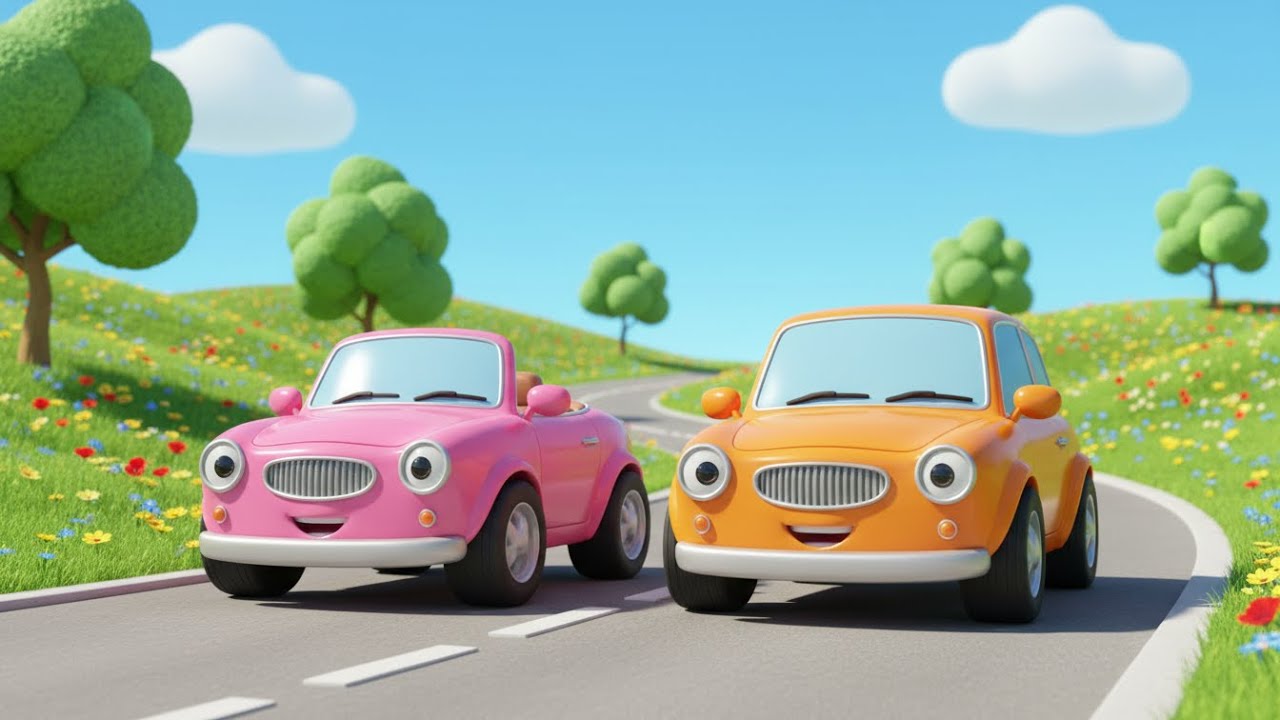 Color Change Cars Song | kids nursery rhymes | Baby Song, Learning Colors with Cars 🚗🎨