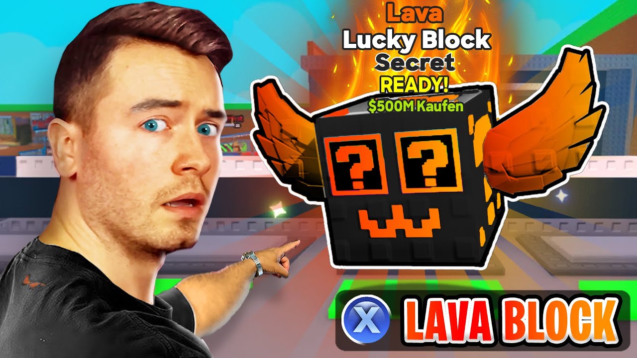 ICH öffne einen LAVA SECRET LUCKY BLOCK in Steal a Brainrot! (SCAM!)