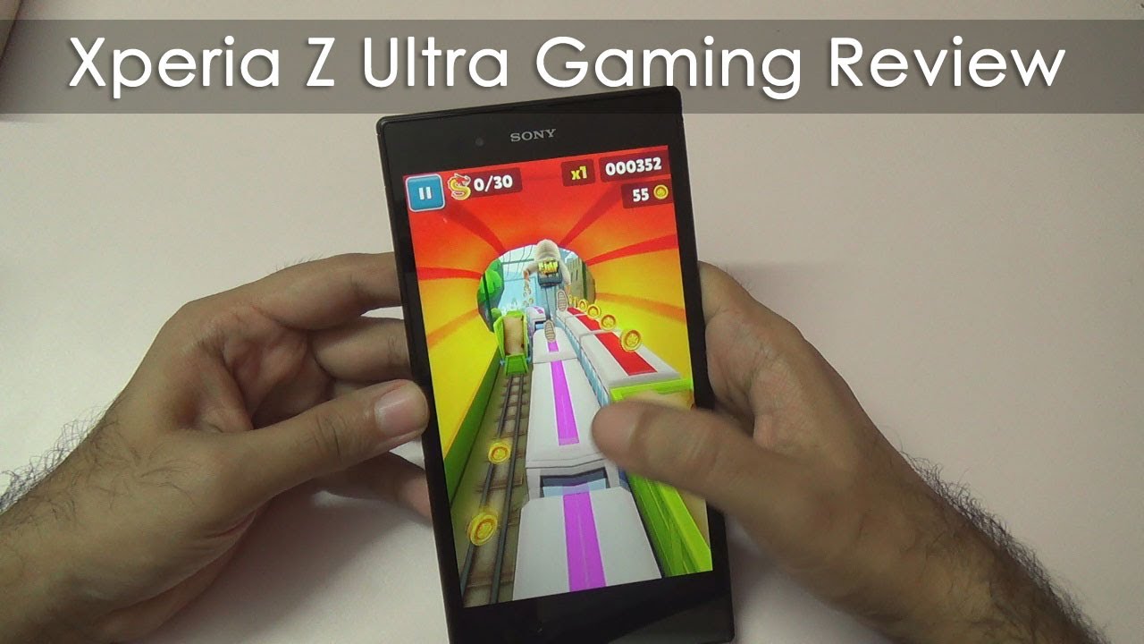 Sony Xperia Z Ultra Gaming Review with Casual Games