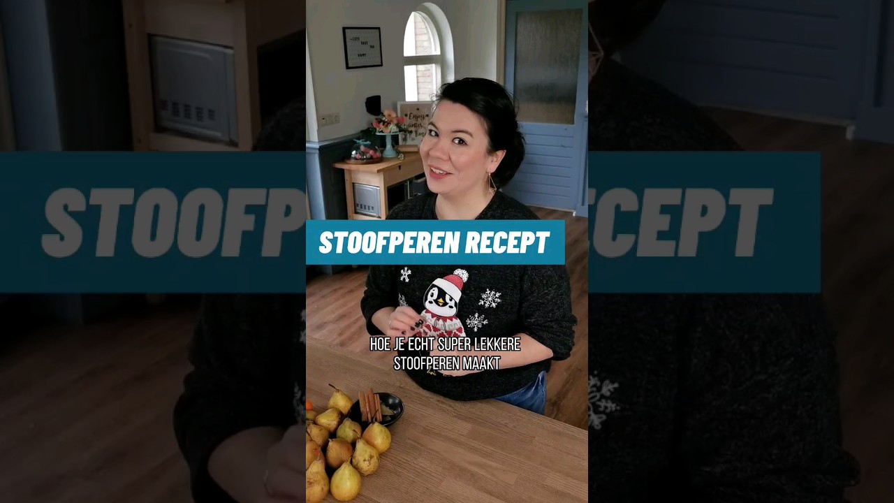 Ik maak dit stoofperen recept bijna elke kerst!  Heb jij ook iets wat je elk jaar met kerst eet?