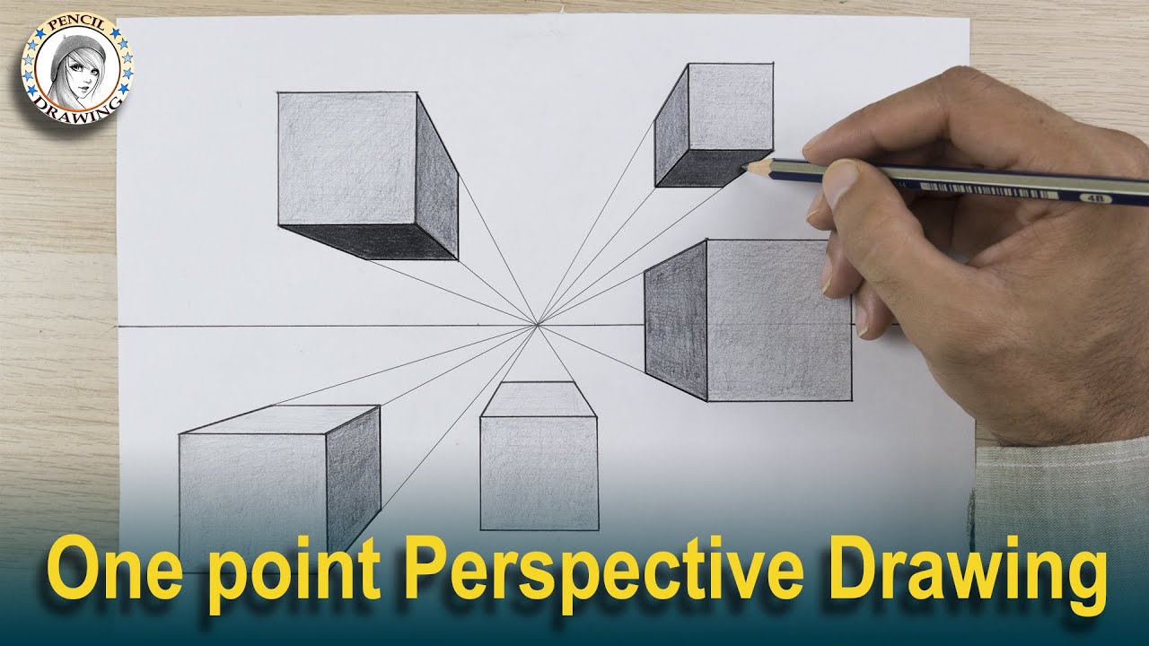 how to draw one point perspective  | drawing | dubojo | dessin | رسم | رسم منظور | pencil drawing