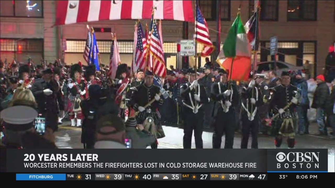 Worcester Remembers 6 Firefighters Lost In Cold Storage Warehouse Fire
