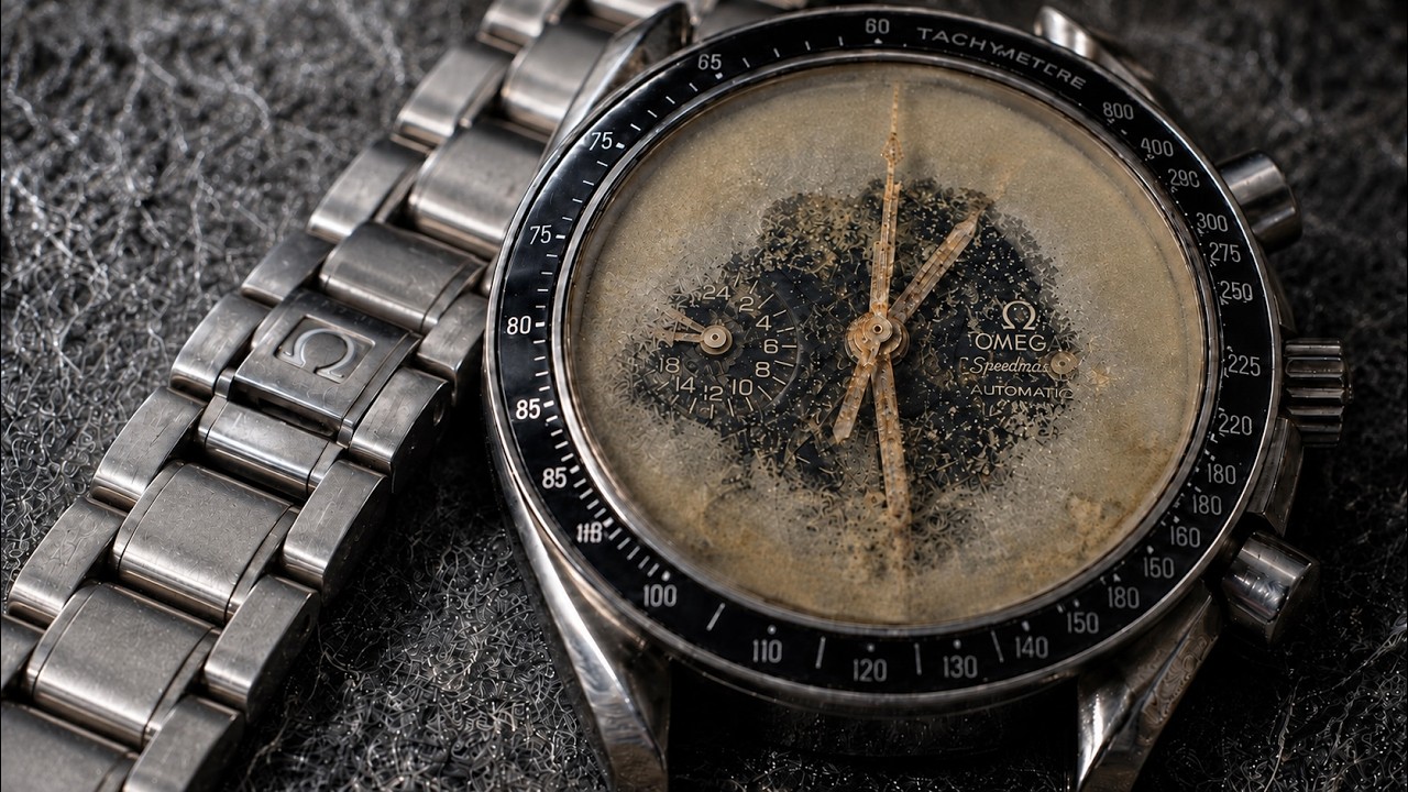 Восстановление Omega Speedmaster, который уже не спасти