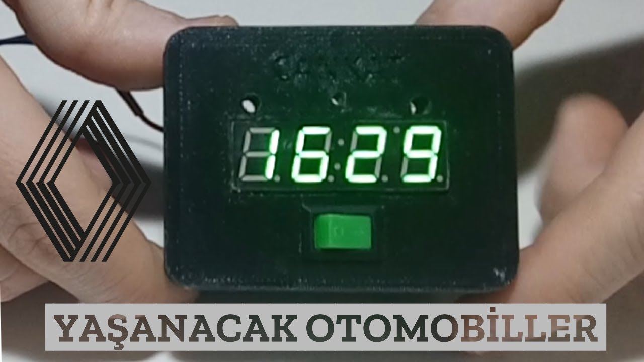 R9 Broadway Zaman Saati Yenileme (Saat-Termometre-Voltmetre 3 in 1)
