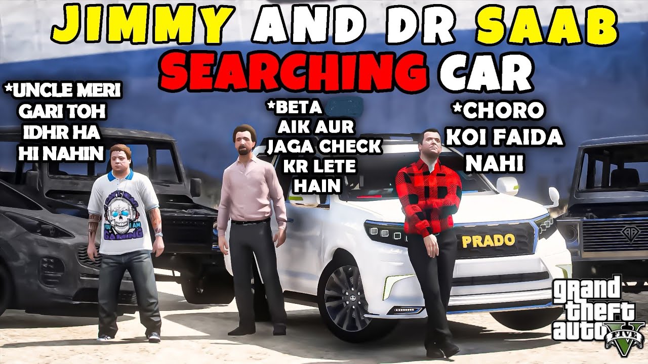 Jimmy And Dr Saab Searching Car | HONDA CIVIC | GTA 5 | Real Life Mods #162 | URDU |
