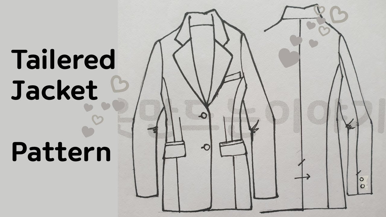 #1.테일러드쟈켓 패턴(Tailored Jacket Pattern)