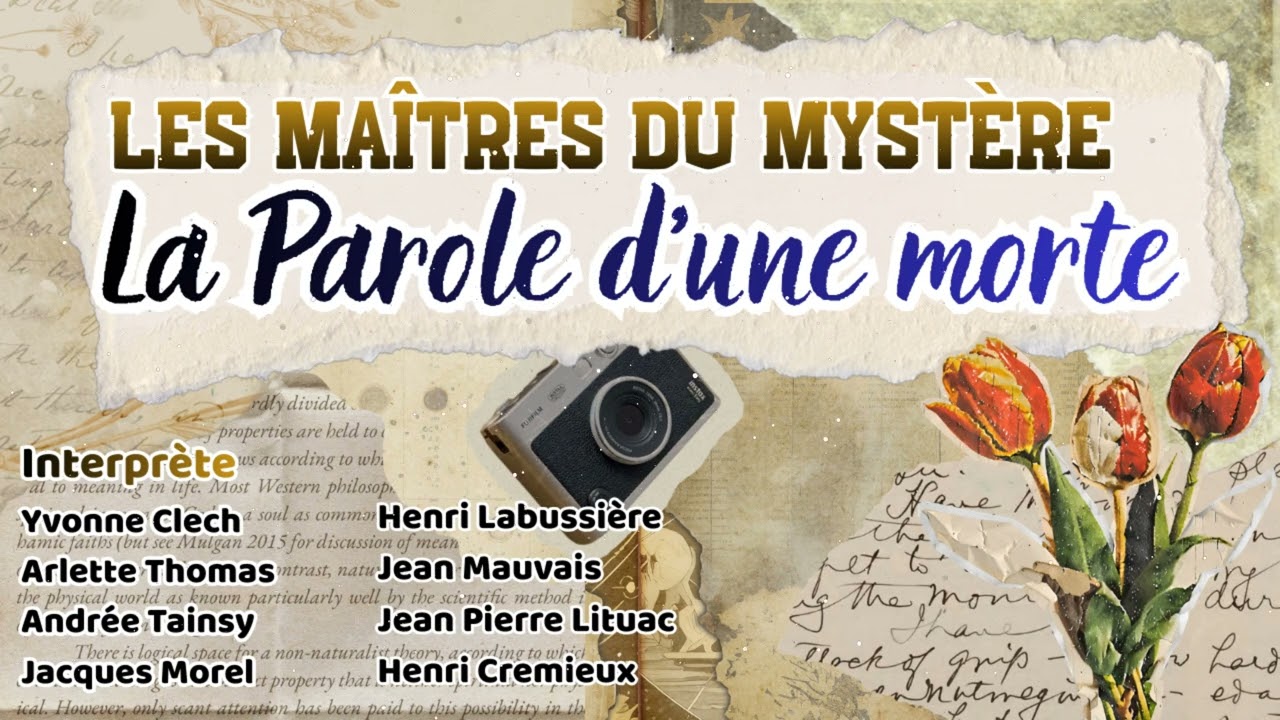 Les Maîtres du mystère - La Parole d'une morte - - YouTube