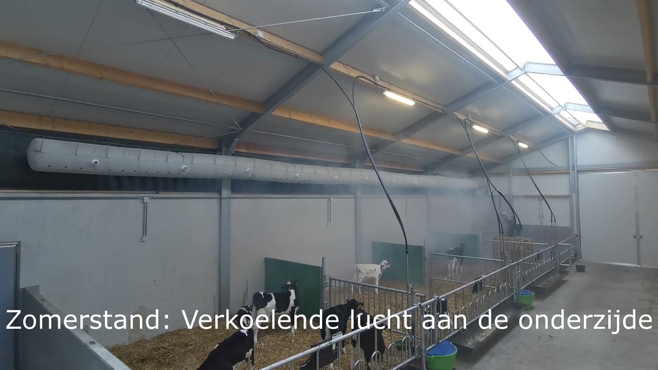 Rookproef jongveestal met Knopf&Oswald buisventilatie
