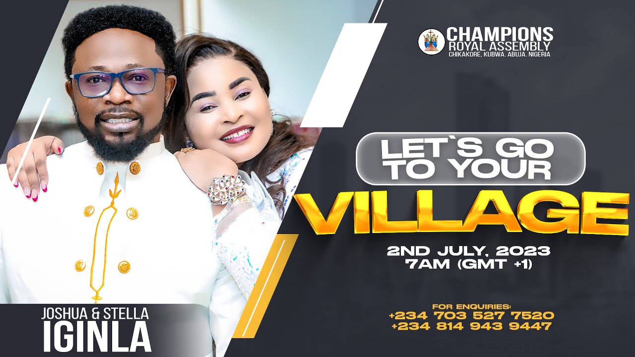 LET'S GO TO YOUR VILLAGE WITH JOSHUA IGINLA