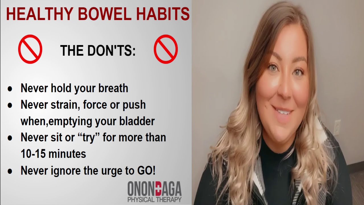 Healthy Bathroom Habits: The Bowels