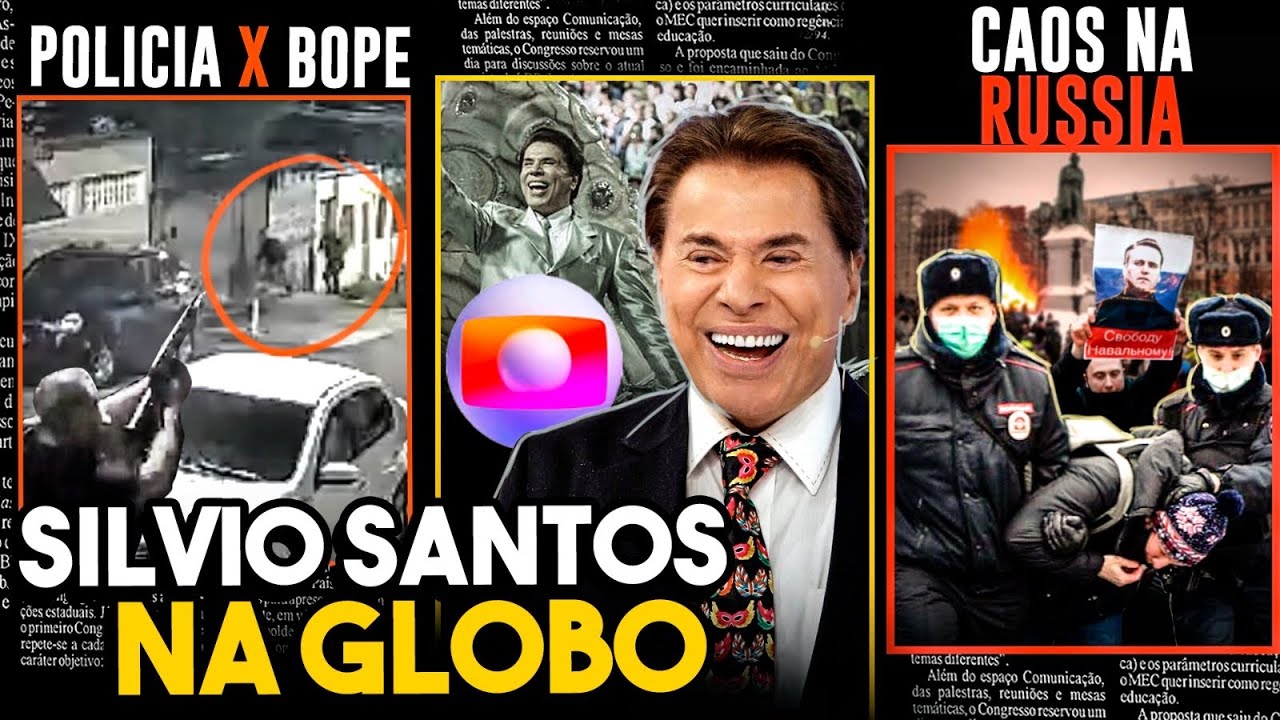 SILVIO SANTOS NA GLOBO, CAOS NA RÚSSIA e NOVO SURTO DE COVID I Absurdos da Semana