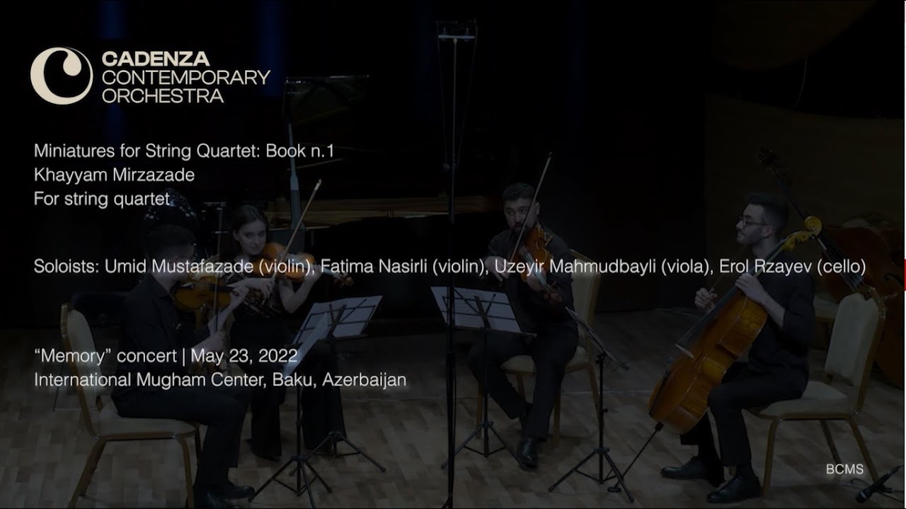 Khayyam Mirzazade - Miniatures for String Quartet: Book n.1