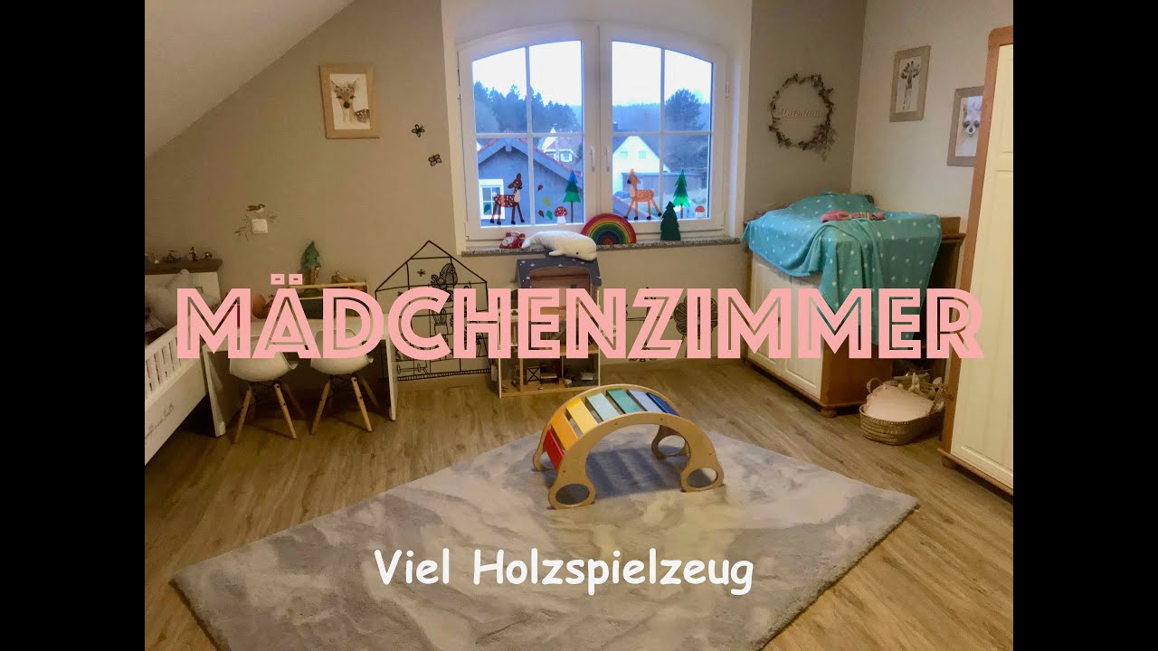 Kinderzimmer Roomtour MÄDCHEN - Viel Holzspielzeug!!!