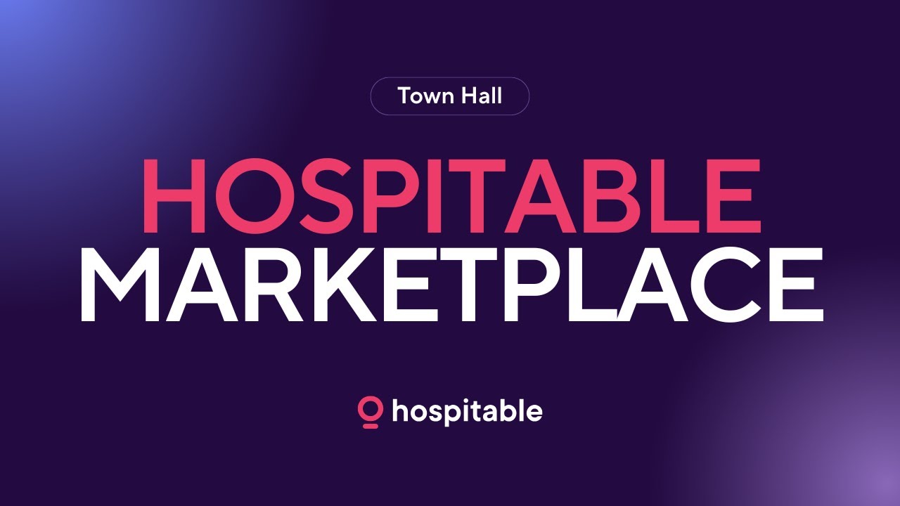 Hospitable Town Hall, September 3, 2025 - Hospitable Marketplace