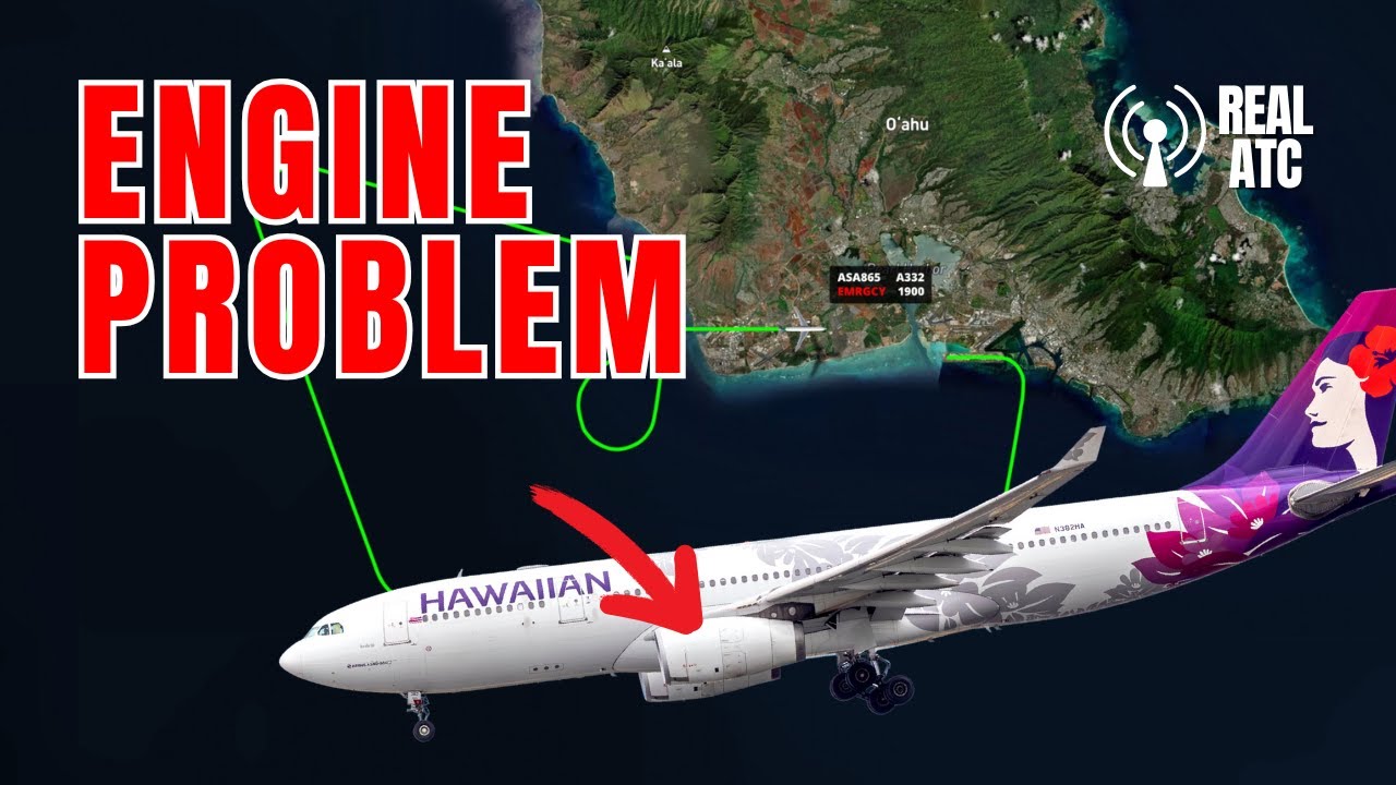 Alaska Airlines A330 Declares Emergency, Returns to Honolulu After Engine Shutdown