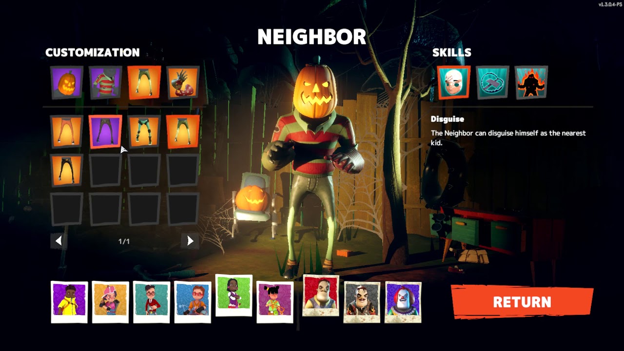 Secret Neighbor | Rotten Pumpkin Neighbor + Pumpkin Neighbor