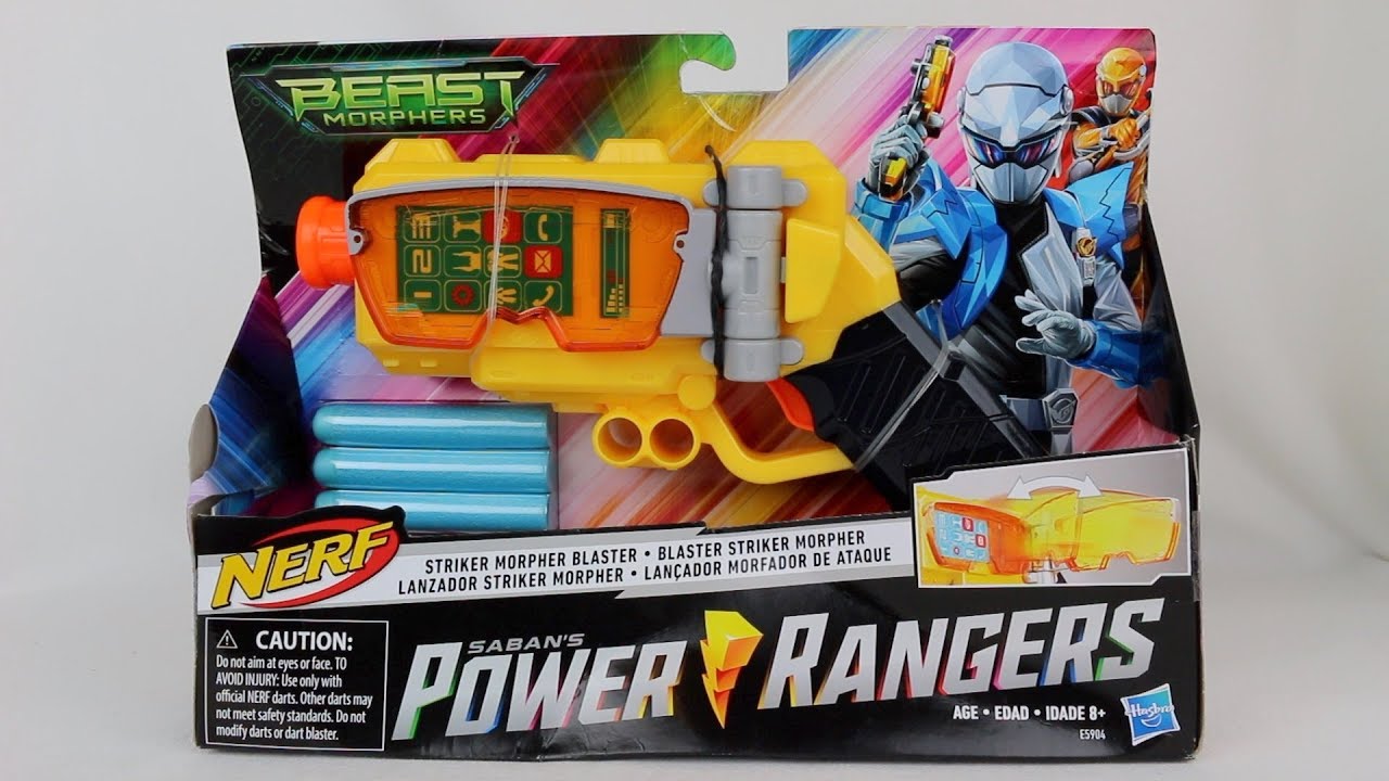 NERF Striker Morpher Blaster Review [Power Rangers Beast Morphers]