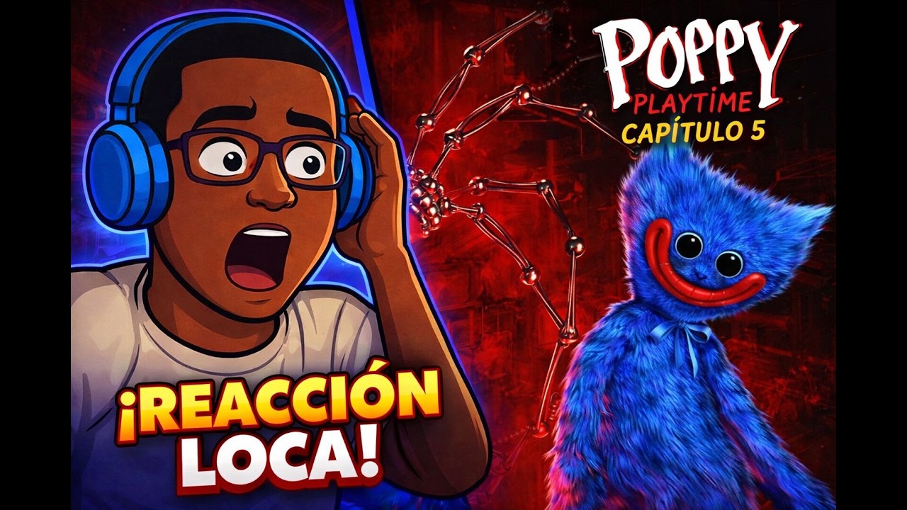 REACCIONANDO AL GAMEPLAY TRAILER DE POPPY PLAYTIME CAPITULO 5 (SIMPLEMENTE ESPECTACULAR)