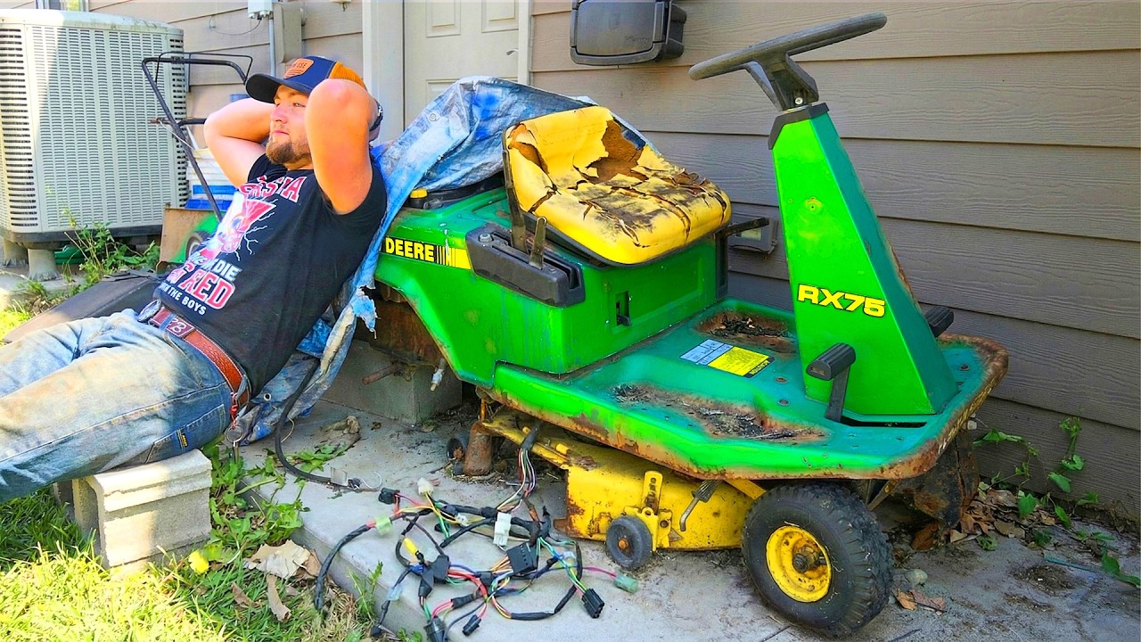 Любитель пытается починить старый John Deere | Электрический кошмар! | Часть 1.